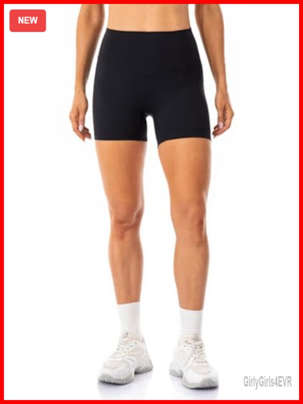 Lavento Soft Biker Shorts High Rise 5 Inch Inseam Yoga Workout
